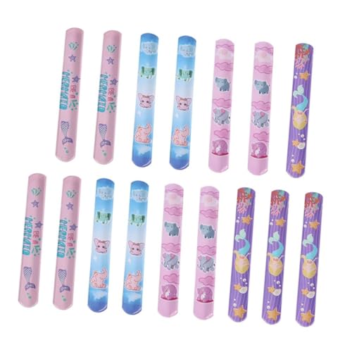 PartyKindom 25 Stück Teiliges Slap Armband PVC Kinderarmbänder mit Bunten Mustern Einfach zu Biegen und Tragen Modisch und Bequem für Kindergeburtstag und Party Mitgebsel PartyKindom 25 Stück Teiliges Slap Armband PVC Kinderarmbänder mit Bunten Mustern Einfach zu Biegen und Tragen Modisch und Bequem für Kindergeburtstag und Party Mitgebsel von PartyKindom