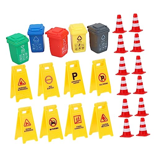 PartyKindom 25 Stück Verkehrsspielzeug Kognitives Kleine Spielkegel Warnschilder Warnschilder Müll Verkehrsspielzeug Verkehrszeichen Ampel Mülleimer Kunststoff PartyKindom 25 Stück Verkehrsspielzeug Kognitives Kleine Spielkegel Warnschilder Warnschilder Müll Verkehrsspielzeug Verkehrszeichen Ampel Mülleimer Kunststoff von PartyKindom