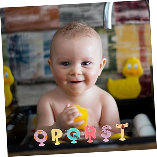 PartyKindom 26 Stück Teiliges Alphabet Saugnapfspielzeug mit Niedlichen Tieren Lernspiel für Bade und Wasserspaß Fördert Buchstabenerkennung Hand Auge Koordination und Frühe Bildung PartyKindom 26 Stück Teiliges Alphabet Saugnapfspielzeug mit Niedlichen Tieren Lernspiel für Bade und Wasserspaß Fördert Buchstabenerkennung Hand Auge Koordination und Frühe Bildung von PartyKindom