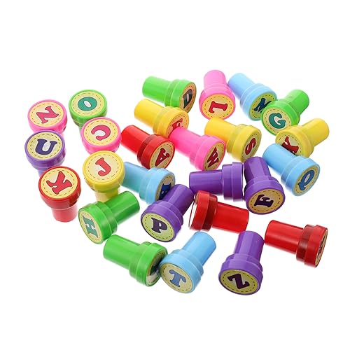PartyKindom 26Stücke Teiliges Stempelset für Selbstfärbende Umweltfreundliche Kunststoffstempel für Klassenzimmer Geburtstagsgeschenke und Schulanfang Stampers PartyKindom 26Stücke Teiliges Stempelset für Selbstfärbende Umweltfreundliche Kunststoffstempel für Klassenzimmer Geburtstagsgeschenke und Schulanfang Stampers von PartyKindom