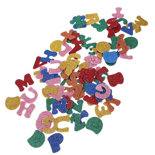 PartyKindom 2Packungen Selbstklebende Glitzer Alphabet Aufkleber für Langlebige Schaumsticker für Bastelprojekte und Geschenkverzierungen für Belohnungen und Kreative PartyKindom 2Packungen Selbstklebende Glitzer Alphabet Aufkleber für Langlebige Schaumsticker für Bastelprojekte und Geschenkverzierungen für Belohnungen und Kreative von PartyKindom