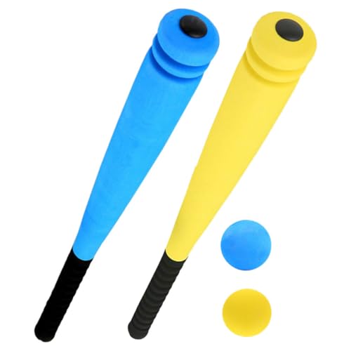 PartyKindom 2Sätze Baseballschläger Teiliges Schaumstoff Baseballspielzeug mit Blauen und Gelben Ball Tragbar und Leicht für Kindergarten und Outdoor Aktivitäten PartyKindom 2Sätze Baseballschläger Teiliges Schaumstoff Baseballspielzeug mit Blauen und Gelben Ball Tragbar und Leicht für Kindergarten und Outdoor Aktivitäten von PartyKindom