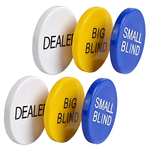 PartyKindom 2Sätze Dealer und Blind Chips für für Turniere und Lernspiele Melaminmaterial für Professionelles Spielvergnügen PartyKindom 2Sätze Dealer und Blind Chips für für Turniere und Lernspiele Melaminmaterial für Professionelles Spielvergnügen von PartyKindom