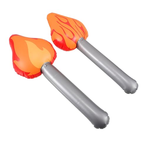 PartyKindom 2Stücke Aufblasbare Taschenlampe Prop für Halloween Cosplay Spaß Taschenlampe für Sportveranstaltungen Party Deko Aufblasbares mit Einfacher Handhabung und Langlebigem Design von PartyKindom