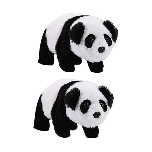 PartyKindom 2Stücke Elektrisches Panda Musikalische Plüschtiere zum Krabbeln und für Fördert die Motorischen Fähigkeiten und Macht Spaß PartyKindom 2Stücke Elektrisches Panda Musikalische Plüschtiere zum Krabbeln und für Fördert die Motorischen Fähigkeiten und Macht Spaß von PartyKindom