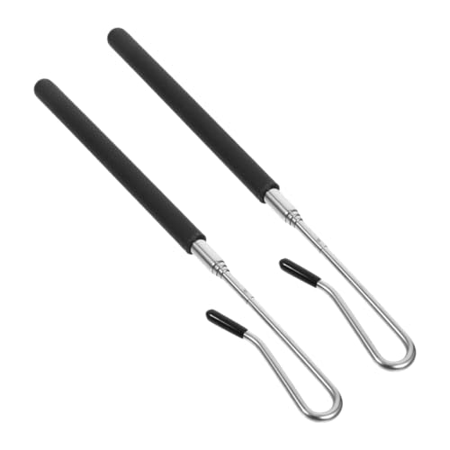 PartyKindom 2Stücke Puppenspiel Stab Zubehör Halbkörper Puppensteuerung Handpuppen Manipulationsstab aus Leichtem Fördert Fantasievolles und Hand Auge Koordination von PartyKindom