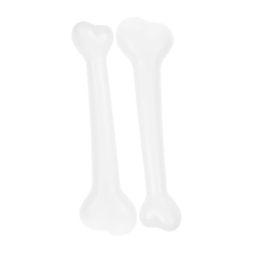 PartyKindom 2Stücke Realistische Halloween Kunststoff Knochen Requisiten für Gruselige Dekoration Simulierte Menschliche Skelett Knochen für Tischplatte und Spooky Halloween Deko von PartyKindom