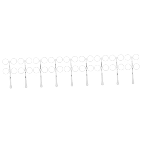 PartyKindom 3 Sätze Brillenzubehör Flips-objektiv Flips Probelinse Einstellbare Flip-linse Optometrie Dreht Sich Um Verstellbarer Optometrie-flipper Optischer Flipper Weiß Glas 3 Stück * 3 von PartyKindom