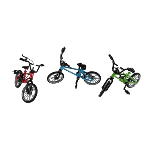 PartyKindom 3 Sätze Teiliges Mini fingerfahrrad Leichtes Modellspielzeug für Inklusive Roten Blauen und Grünen Rädern zur Kognitiven Schreibtischdeko PartyKindom 3 Sätze Teiliges Mini fingerfahrrad Leichtes Modellspielzeug für Inklusive Roten Blauen und Grünen Rädern zur Kognitiven Schreibtischdeko von PartyKindom