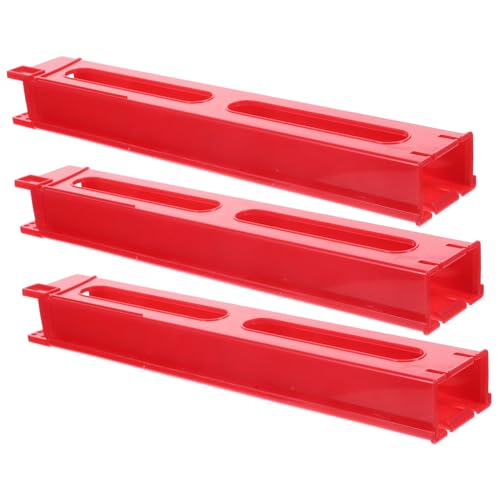 PartyKindom 3 Stück Domino Zug Zubehör Clips für Spielzeug Slot Clips Baustellen Zubehör von PartyKindom
