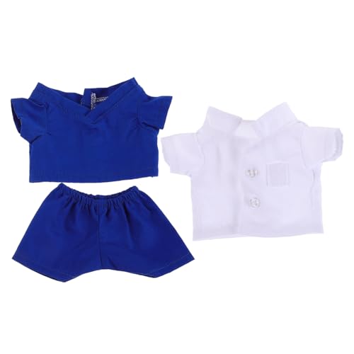 PartyKindom 3 Stück Puppenarztuniform Babypuppenkleidung Arzt Puppenkleidung Für Jungen Zubehör Für Babypuppen Plüschige Kleidung Kuscheltiere Kleidung Plüschtierkleidung Stoff von PartyKindom