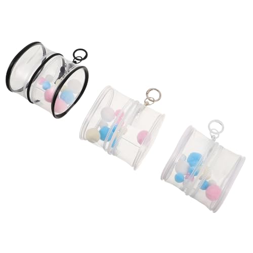 PartyKindom 3 Stück Puppenspeicherbeutel Klarsichtbeutel-schlüsselanhänger Mini-klarsichtbeutel Tragbare Ausstellungstasche Kleiner Spielzeugorganisator Actionfigurenkoffer PVC Transparent PartyKindom 3 Stück Puppenspeicherbeutel Klarsichtbeutel-schlüsselanhänger Mini-klarsichtbeutel Tragbare Ausstellungstasche Kleiner Spielzeugorganisator Actionfigurenkoffer PVC Transparent von PartyKindom