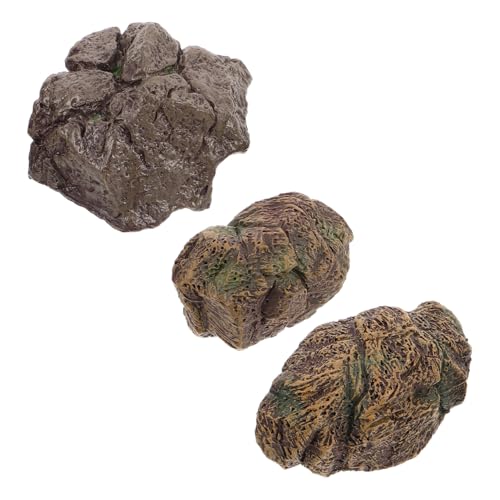 PartyKindom 3 Stück Simulierte Steinornamente Wohnzimmerdekorationen Modern Dekoratives Aquariumdekor Dekorative Steindekoration Dekorationen Aus Bonsai-Steinen Wohnkultur Dark Brown Harz PartyKindom 3 Stück Simulierte Steinornamente Wohnzimmerdekorationen Modern Dekoratives Aquariumdekor Dekorative Steindekoration Dekorationen Aus Bonsai-Steinen Wohnkultur Dark Brown Harz von PartyKindom