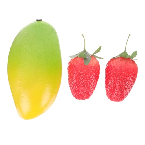 PartyKindom 3 Stück Teiliges Früchte Maracas Musikinstrumente für Leichtes Percussion Fördert und Koordinationsfähigkeit für Frühe Musikbildung und Interaktive Eltern Junge Mädchen Spiele von PartyKindom