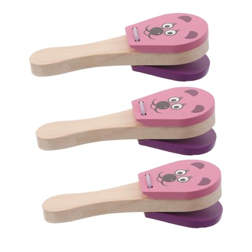 PartyKindom 3 Stück Teiliges Holz Klatschspielzeug für Junge Mädchen mit Tiermotiven Handklapper aus Stabilem Holz Kinderfreundliches Percussion Instrument für Kleinkinder Frühe Musikalische PartyKindom 3 Stück Teiliges Holz Klatschspielzeug für Junge Mädchen mit Tiermotiven Handklapper aus Stabilem Holz Kinderfreundliches Percussion Instrument für Kleinkinder Frühe Musikalische von PartyKindom