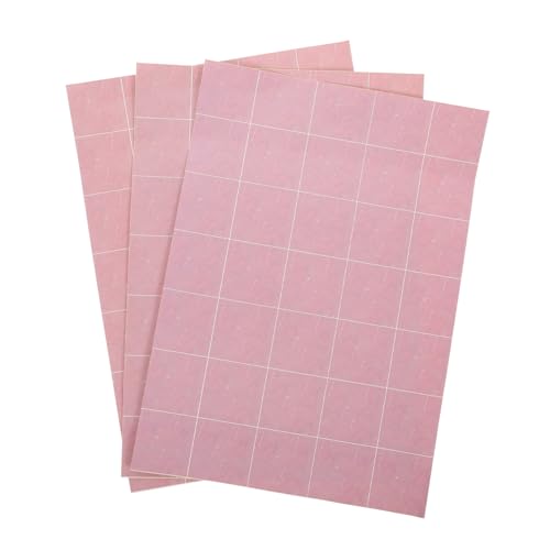 PartyKindom 3 Stück Teiliges Mini Puppenhaus Bodenpapier Selbstklebend Miniatur Fußboden Sticker mit Holzmaserung für DIY Mini Haus Dekoration Zubehör von PartyKindom