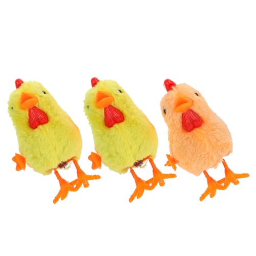 PartyKindom 3 Stück Teiliges Plüschküken Aufziehspielzeug mit Manuellem Mechanismus Niedliche Springende Hühner für Handliche Party Deko und Interaktives Kinderspielzeug Zufällige Farbe PartyKindom 3 Stück Teiliges Plüschküken Aufziehspielzeug mit Manuellem Mechanismus Niedliche Springende Hühner für Handliche Party Deko und Interaktives Kinderspielzeug Zufällige Farbe von PartyKindom