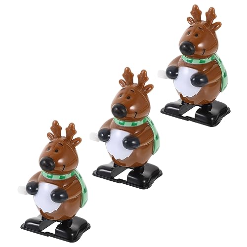 PartyKindom 3 Stück Weihnachtliche Aufziehspielzeug Niedliche Figuren aus Sicherem Kunststoff Robuste Konstruktion Deko und Kleine Geschenke für Weihnachten Charmante Party und Geschenkidee PartyKindom 3 Stück Weihnachtliche Aufziehspielzeug Niedliche Figuren aus Sicherem Kunststoff Robuste Konstruktion Deko und Kleine Geschenke für Weihnachten Charmante Party und Geschenkidee von PartyKindom