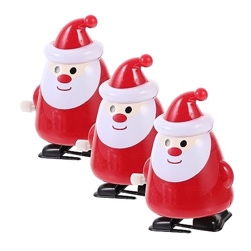 PartyKindom 3 Stück Weihnachts Aufziehspielzeug Santa Claus Kreative Mechanische Figuren ohne Batterie Wiederverwendbare Deko für Weihnachtsfeier Sicher für und Partyzubehör PartyKindom 3 Stück Weihnachts Aufziehspielzeug Santa Claus Kreative Mechanische Figuren ohne Batterie Wiederverwendbare Deko für Weihnachtsfeier Sicher für und Partyzubehör von PartyKindom