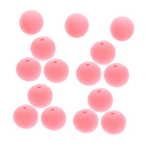 PartyKindom 30 Stück Clown-Nasen-Requisite Cosplay Clown Nasenstütze Clown-Kostüme Clown-Dekorationen süße Clownsnase Nase des Zirkusclowns Halloween-Accessoires Clown verkleiden Schwamm Rosa von PartyKindom