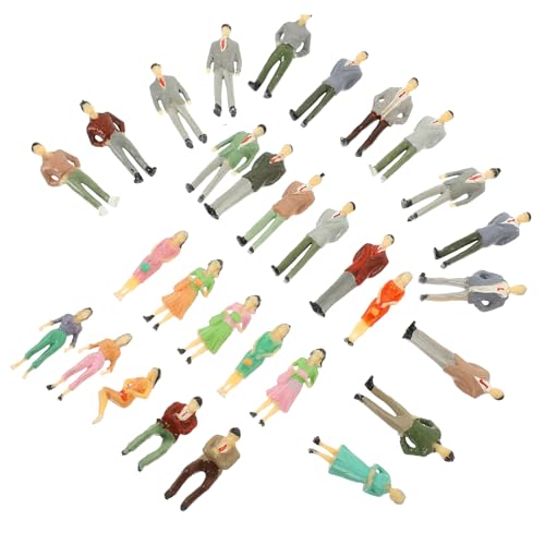 PartyKindom 30 Stück Maßstab Detailreiche Bunte Modelle für Architekturmodelle Sandtisch DIY Schulspielzeug Realistische Mini Landschaftsfiguren PartyKindom 30 Stück Maßstab Detailreiche Bunte Modelle für Architekturmodelle Sandtisch DIY Schulspielzeug Realistische Mini Landschaftsfiguren von PartyKindom
