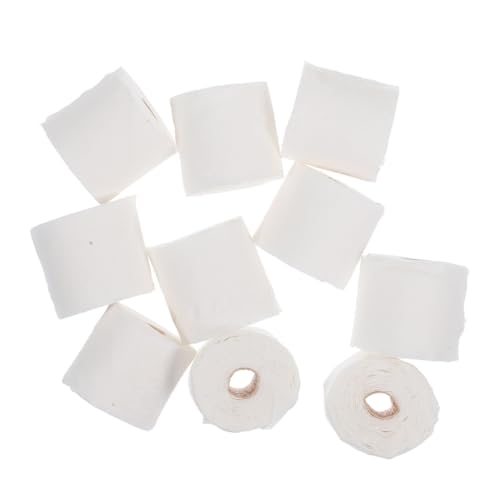 PartyKindom 30 Stück Simulierte Papierhandtuchrollen Heimdekoration Toilettenpapier Mini Badezimmer Und Toilettenspielzeug Puppenhaus Badezimmerzubehör Miniatur Puppenhaus von PartyKindom