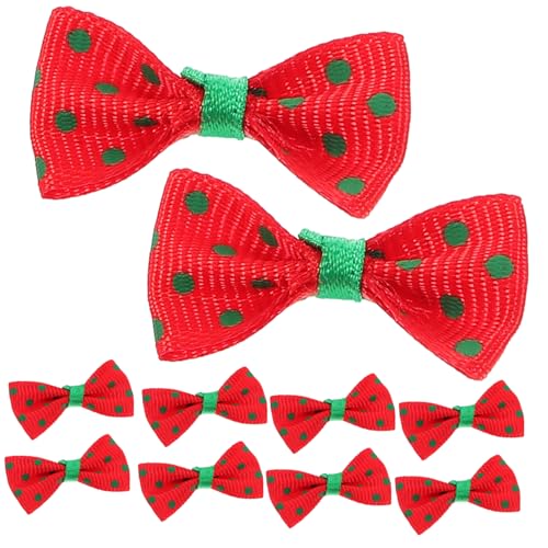 PartyKindom 30 Stück Teiliges Mini Schleifen für Puppenzubehör Kleine Dekorative Schleifen aus Strapazierfähigem Material Farbenfrohe Mini Bowties zum Basteln und Verzieren von Puppen DIY von PartyKindom