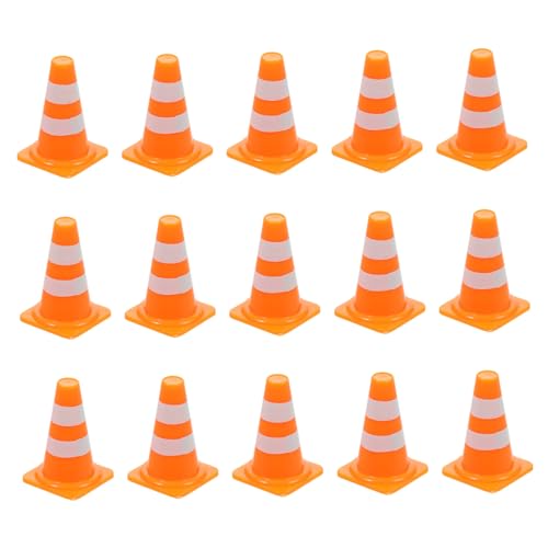 PartyKindom 30 Stück Verkehrskognitives Miniaturkegel Verkehr pädagogisches Verkehrsspielzeug Kind Mini-Spielzeugkegel Mini -Verkehrskegel für Spielzeugautos Plastik Orange PartyKindom 30 Stück Verkehrskognitives Miniaturkegel Verkehr pädagogisches Verkehrsspielzeug Kind Mini-Spielzeugkegel Mini -Verkehrskegel für Spielzeugautos Plastik Orange von PartyKindom