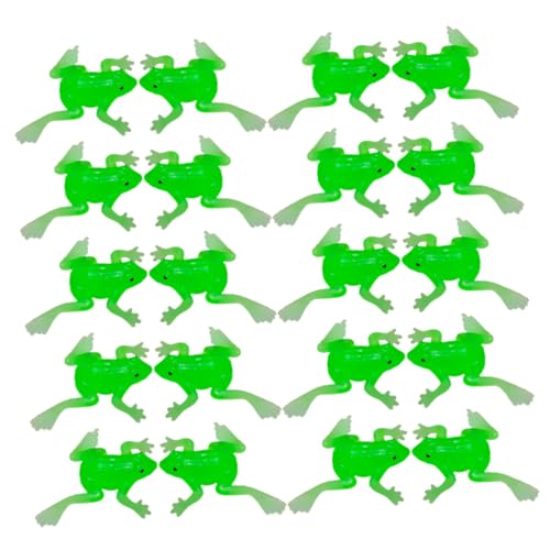 PartyKindom 30Stücke Mini Frosch Realistische TPR Froschfiguren für Badewanne Früherziehung und Dekoration Badespaß für Kreative von PartyKindom