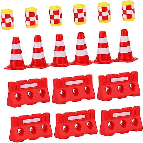 PartyKindom 36 Stück Straßenschild Barrikade Barrikaden Hindernis Verkehrsabsperrzaun Im Freien Leitkegel Für Miniatur Klein Sortiert Rasen Plastik PartyKindom 36 Stück Straßenschild Barrikade Barrikaden Hindernis Verkehrsabsperrzaun Im Freien Leitkegel Für Miniatur Klein Sortiert Rasen Plastik von PartyKindom