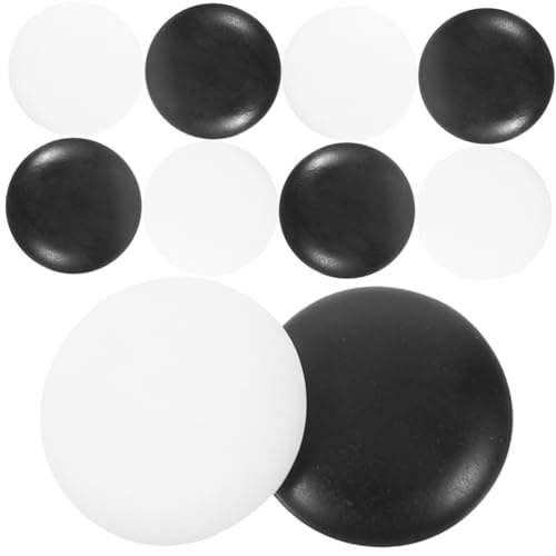 PartyKindom 360 Stück Los geht's kleine Bastelschachsteine go Schachzubehör gehen Schachstein Schach gehen Farbe Go Game Go Game White Stones Schachscheiben Baduk Mm Stones GEH Satone Harz von PartyKindom
