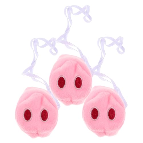 PartyKindom 3Stücke Teiliges Plüsch Schweinenase Kostümset für Cosplay und Partys Realistische Tiernase Requisite für Karneval und Halloween mit Elastischem Band für Sicheren Halt PartyKindom 3Stücke Teiliges Plüsch Schweinenase Kostümset für Cosplay und Partys Realistische Tiernase Requisite für Karneval und Halloween mit Elastischem Band für Sicheren Halt von PartyKindom