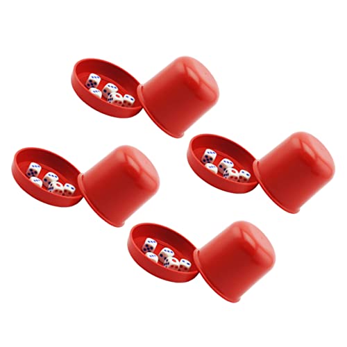 PartyKindom 4 Sätze Würfel Würfelbecher große Würfel Rot Würfelbecher Spiele Würfelbecher mit Deckel Würfelspiel Würfeltablett Spiel Würfel Würfelbecher-Spiel Würfelbehälter Bar Würfelbecher PartyKindom 4 Sätze Würfel Würfelbecher große Würfel Rot Würfelbecher Spiele Würfelbecher mit Deckel Würfelspiel Würfeltablett Spiel Würfel Würfelbecher-Spiel Würfelbehälter Bar Würfelbecher von PartyKindom