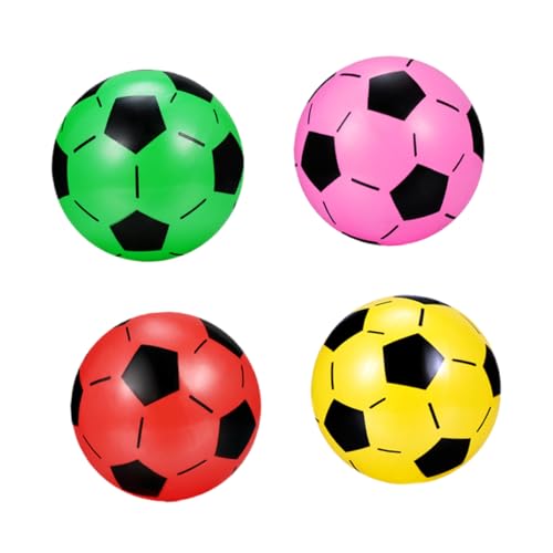 PartyKindom 4 Stück Aufblasbarer Fußball Outdoor-Sport-fußbälle Fußball Fußballspiel Im Freien Bälle Für Groß Bälle Für Das Außenspiel Für Plastik Zufällige Farbe PartyKindom 4 Stück Aufblasbarer Fußball Outdoor-Sport-fußbälle Fußball Fußballspiel Im Freien Bälle Für Groß Bälle Für Das Außenspiel Für Plastik Zufällige Farbe von PartyKindom