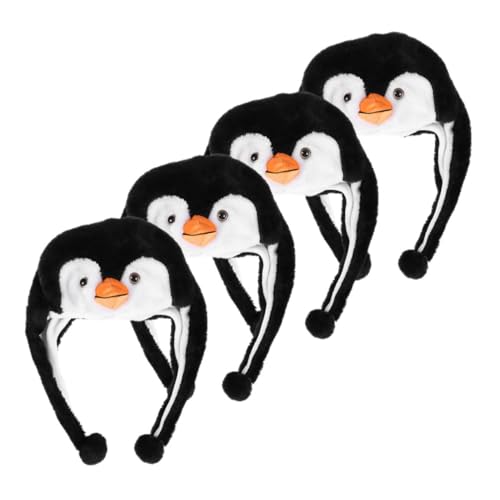 PartyKindom 4 Stück Cartoon Pinguin Schutzmütze aus Warme Ohrenschutz Hüte für Geburtstagsparty Fotoshooting Rollenspiel Bequeme Hautfreundliche Kopfbedeckung PartyKindom 4 Stück Cartoon Pinguin Schutzmütze aus Warme Ohrenschutz Hüte für Geburtstagsparty Fotoshooting Rollenspiel Bequeme Hautfreundliche Kopfbedeckung von PartyKindom