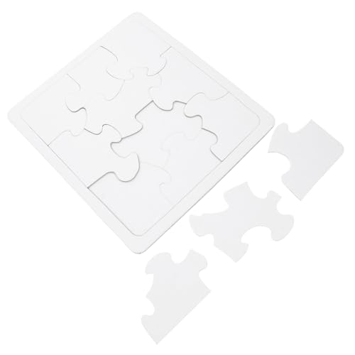 PartyKindom 4 Stück DIY Blank Puzzle Teiliges aus Papier zum Selbstgestalten und Bemalen Wiederverwendbar für Bastelprojekte Beschreibbar mit Stiften und Farben Kreatives PartyKindom 4 Stück DIY Blank Puzzle Teiliges aus Papier zum Selbstgestalten und Bemalen Wiederverwendbar für Bastelprojekte Beschreibbar mit Stiften und Farben Kreatives von PartyKindom