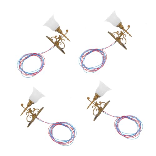 PartyKindom 4 Stück Dekorative Lampe aus Moos klein im Freien Dekoration drinnen realistisch Puppenhaus-Arbeitslampen Miniaturlandschaftslicht Mini-Spielzeughausleuchten Abs Golden PartyKindom 4 Stück Dekorative Lampe aus Moos klein im Freien Dekoration drinnen realistisch Puppenhaus-Arbeitslampen Miniaturlandschaftslicht Mini-Spielzeughausleuchten Abs Golden von PartyKindom