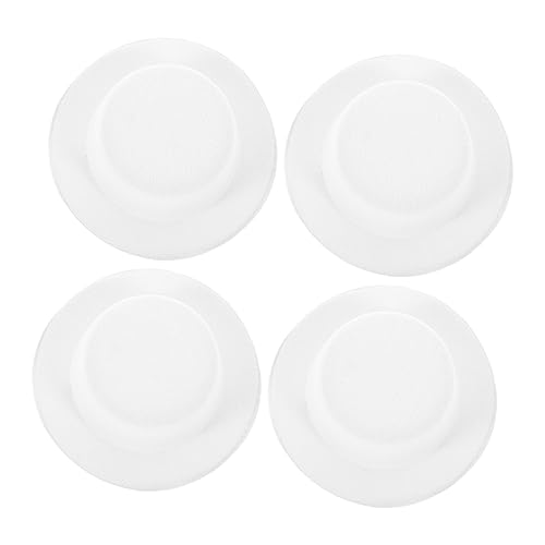 PartyKindom 4 Stück Handgefertigter Zylinder-Embryo Weihnachtsschmuck Plüsch Schneemann-Hut Puppe Mini-schneemannmütze Dekoration Schneemann-Zylinder Zylinderhut Aus Filz Weiß Gezogenes Tuch PartyKindom 4 Stück Handgefertigter Zylinder-Embryo Weihnachtsschmuck Plüsch Schneemann-Hut Puppe Mini-schneemannmütze Dekoration Schneemann-Zylinder Zylinderhut Aus Filz Weiß Gezogenes Tuch von PartyKindom