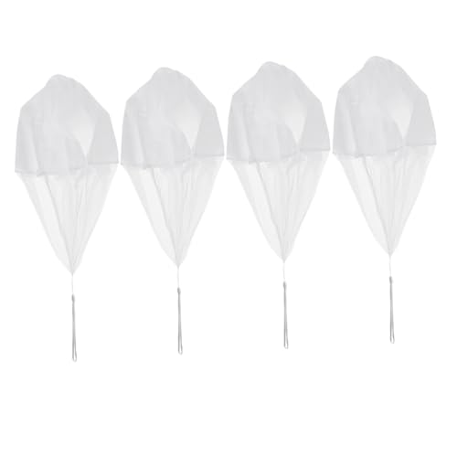 PartyKindom 4 Stück Handgeworfene Fallschirm Spielzeuge für Outdoor Flugspielzeug mit Strapazierfähigem Material Einfache Bedienung als Party und Geschenkspielzeug für Jungen und Mädchen PartyKindom 4 Stück Handgeworfene Fallschirm Spielzeuge für Outdoor Flugspielzeug mit Strapazierfähigem Material Einfache Bedienung als Party und Geschenkspielzeug für Jungen und Mädchen von PartyKindom