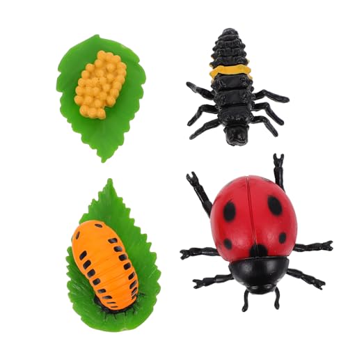 PartyKindom 4 Stück Marienkäferwachstumsmodell Marienkäfer Wachstumszyklus Kleinkind Figur lustig Mini-Marienkäfer kleine Marienkäfer Marienkäfer- Plastik PartyKindom 4 Stück Marienkäferwachstumsmodell Marienkäfer Wachstumszyklus Kleinkind Figur lustig Mini-Marienkäfer kleine Marienkäfer Marienkäfer- Plastik von PartyKindom