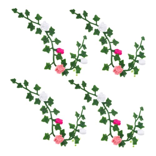 PartyKindom 4 Stück Mini -Gartenmodell Puppenhausblumen Puppenhaus-Miniaturen Blumengirlande Künstliche Blumenreben Reben Pfingstrose Hintergrund Blumen Dekoration Miniaturpflanzen PVC PartyKindom 4 Stück Mini -Gartenmodell Puppenhausblumen Puppenhaus-Miniaturen Blumengirlande Künstliche Blumenreben Reben Pfingstrose Hintergrund Blumen Dekoration Miniaturpflanzen PVC von PartyKindom