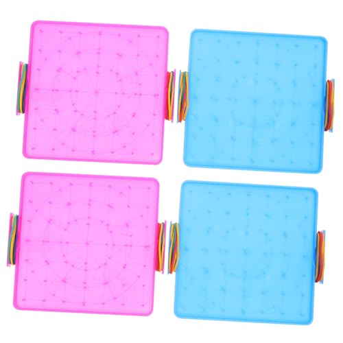 PartyKindom 4 Stück Nagelbrettunterrichtshilfen Form Nägel Lernen Finger Geoboard- Geoboards für geometrisches Steckbrett Kinderpädagogische Spielzeuge Plastik Zufällige Farbe PartyKindom 4 Stück Nagelbrettunterrichtshilfen Form Nägel Lernen Finger Geoboard- Geoboards für geometrisches Steckbrett Kinderpädagogische Spielzeuge Plastik Zufällige Farbe von PartyKindom
