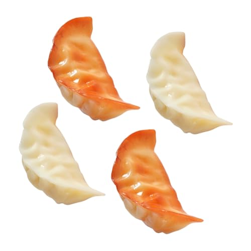 PartyKindom 4 Stück Realistische Teiliges Simulation Knödelmodell aus Langlebigem PVC Vielseitige Dekoration für Restaurant Fotografie Requisiten Schaufenster und Ladenpräsentation Leicht und von PartyKindom