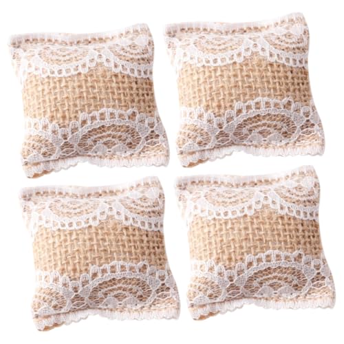 PartyKindom 4 Stück Spitzenkissenmodell Mini-Kissen Im Maßstab 1:12 Winzig Kissen Für Puppenhäuser Kissen-Modell Klein Puppe Miniaturkissen Mini-puppenhaus-zubehör Mini -Kissen Beige Stoff PartyKindom 4 Stück Spitzenkissenmodell Mini-Kissen Im Maßstab 1:12 Winzig Kissen Für Puppenhäuser Kissen-Modell Klein Puppe Miniaturkissen Mini-puppenhaus-zubehör Mini -Kissen Beige Stoff von PartyKindom