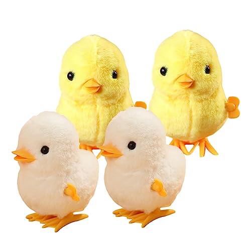 PartyKindom 4 Stück Teiliges Aufziehspielzeug für Springende Plüschküken und Entchen Buntes Tiermotiv Fördert und Farberkennung als und Raumdekoration PartyKindom 4 Stück Teiliges Aufziehspielzeug für Springende Plüschküken und Entchen Buntes Tiermotiv Fördert und Farberkennung als und Raumdekoration von PartyKindom