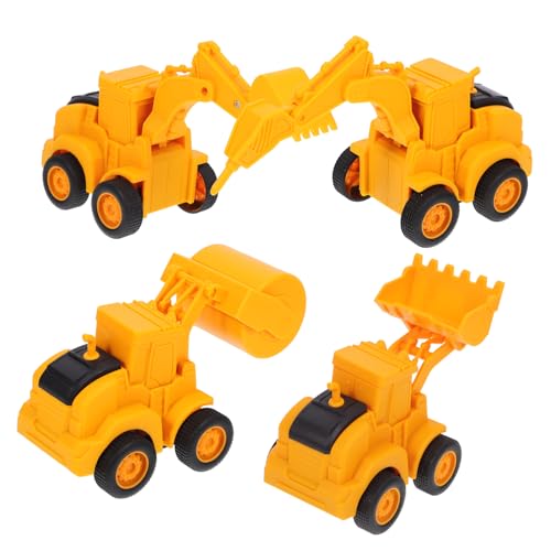 PartyKindom 4 Stück Teiliges Baufahrzeug Set Realistische Modellbagger Druckbetätigte Engineering Trucks Robustes für Jungen Ab Jahren Kreativität und Feinmotorik PartyKindom 4 Stück Teiliges Baufahrzeug Set Realistische Modellbagger Druckbetätigte Engineering Trucks Robustes für Jungen Ab Jahren Kreativität und Feinmotorik von PartyKindom