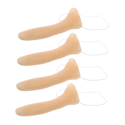 PartyKindom 4 Stück Teiliges Lange Halloween Nase PVC Kostüm Requisit Leicht Tragbar Witziges Cosplay Zubehör für Karneval Party Spaße PartyKindom 4 Stück Teiliges Lange Halloween Nase PVC Kostüm Requisit Leicht Tragbar Witziges Cosplay Zubehör für Karneval Party Spaße von PartyKindom