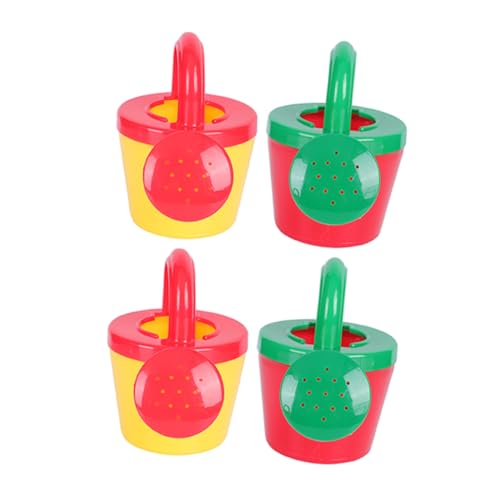 PartyKindom 4 Stück Teiliges Mini Gießkannen Kleinkinder Bunte Wasserspritz spielzeuge für Bad und Strand Interaktive Leichte Kunststoffgießkannen für Sommerlichen Wasserspaß von PartyKindom