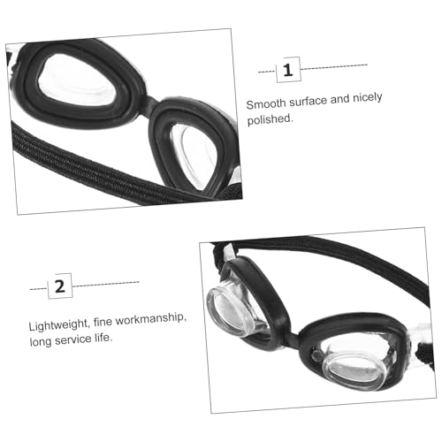 PartyKindom 4 Stück Teiliges Mini Schwimmbrillen für Puppen Kleine Eyeglasses für Doll DIY Dekoration Puppenaccessoires für Kreatives Basteln und Ankleiden von PartyKindom