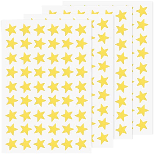 PartyKindom 40 Blatt Belohnungsaufkleber Sternaufkleber aus Folie Star-Studentenaufkleber Schulaufkleber Sternaufkleber klein glitzernde Sternaufkleber Papier Golden von PartyKindom